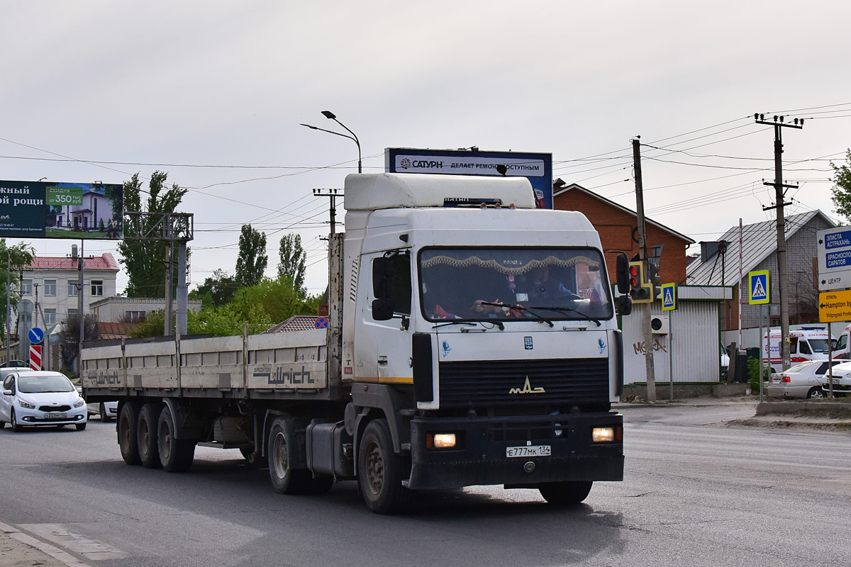 Волгоградская область, № Е 777 МК 134 — МАЗ-544008