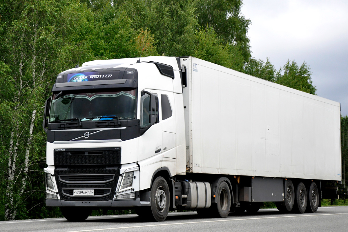 Красноярский край, № О 209 ОМ 124 — Volvo ('2012) FH.460 [X9P]