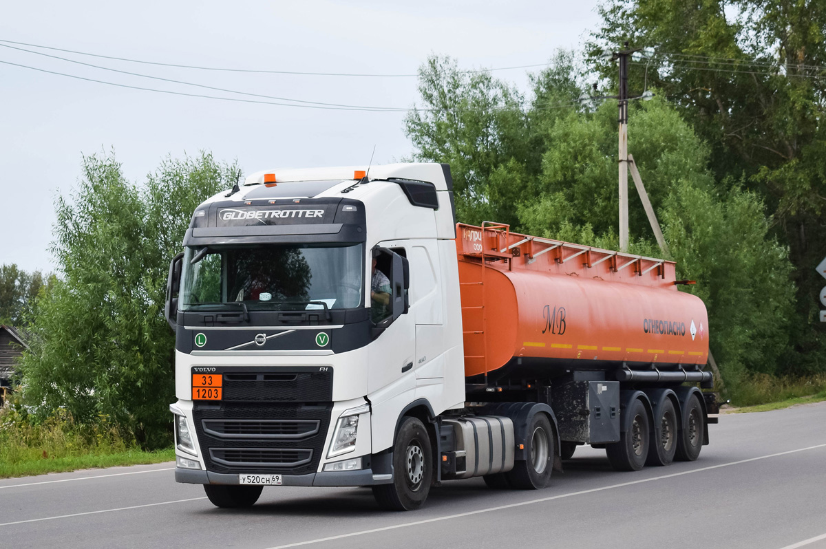 Тверская область, № У 520 СН 69 — Volvo ('2012) FH.420 [X9P]