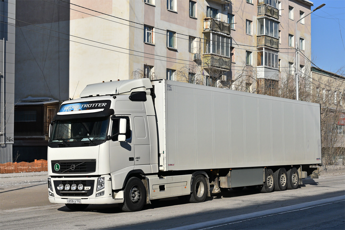 Красноярский край, № О 858 СЕ 124 — Volvo ('2008) FH.420