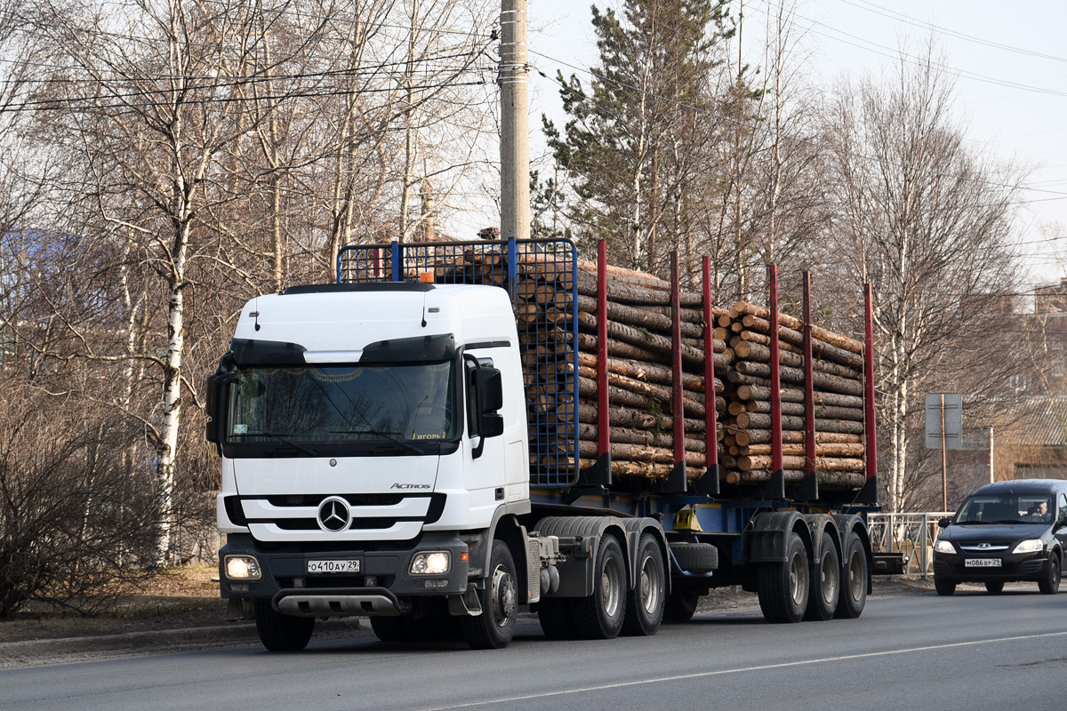 Архангельская область, № О 410 АУ 29 — Mercedes-Benz Actros ('2009) 3341