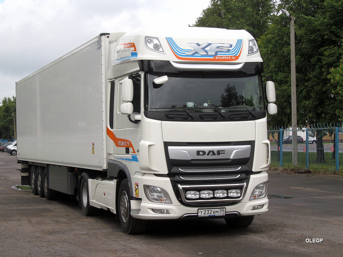 Калининградская область, № Т 232 ВМ 39 — DAF XF Euro6 FT