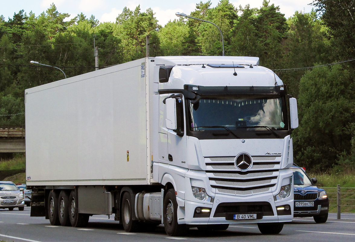 Румыния, № B 40 VML — Mercedes-Benz Actros ('2018) 1845