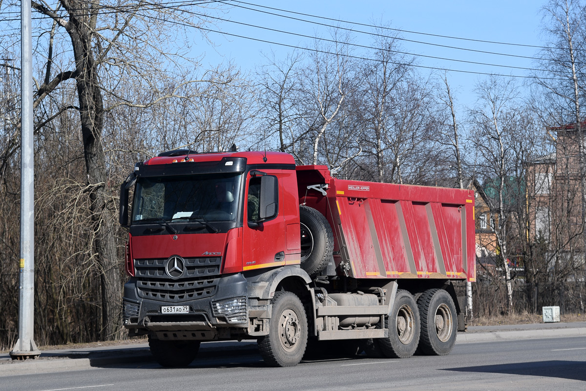 Архангельская область, № О 631 АО 29 — Mercedes-Benz Arocs 3345 [Z9M]