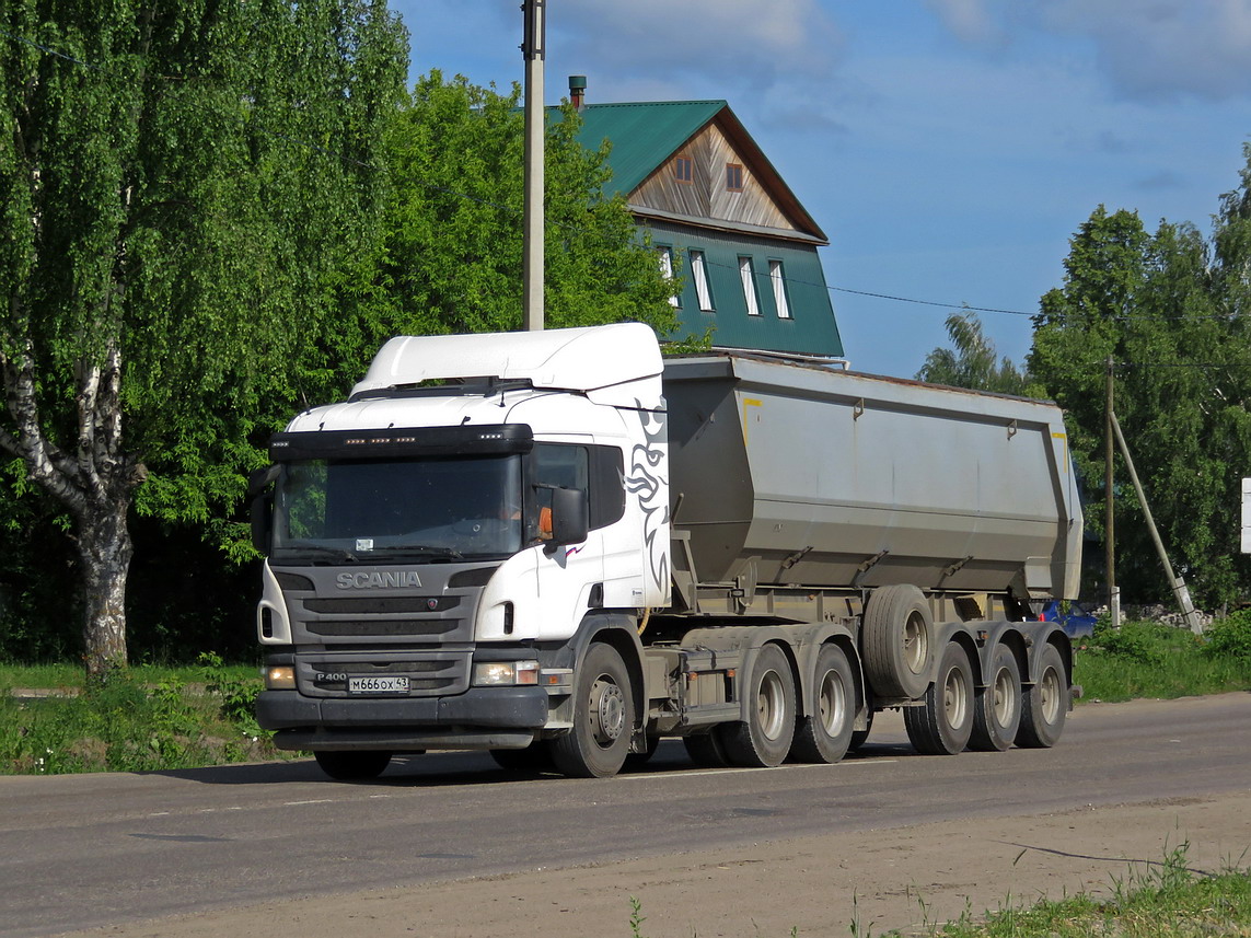 Кировская область, № М 666 ОХ 43 — Scania ('2011) P400