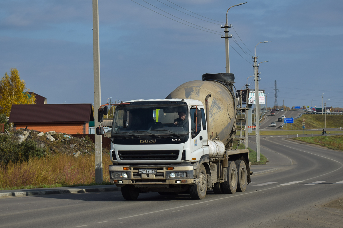 Алтайский край, № М 718 ХВ 22 — Isuzu Giga CYZ