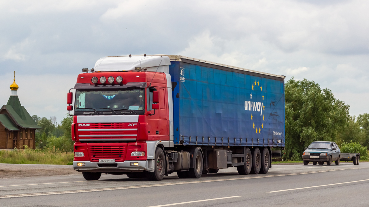 Ростовская область, № Н 027 УТ 161 — DAF XF95 FT