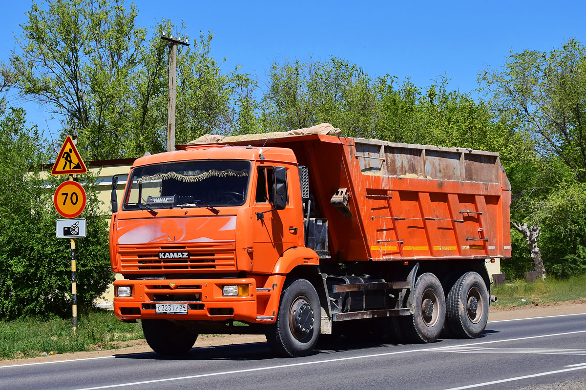 Волгоградская область, № С 323 ТУ 34 — КамАЗ-6520 [652000]