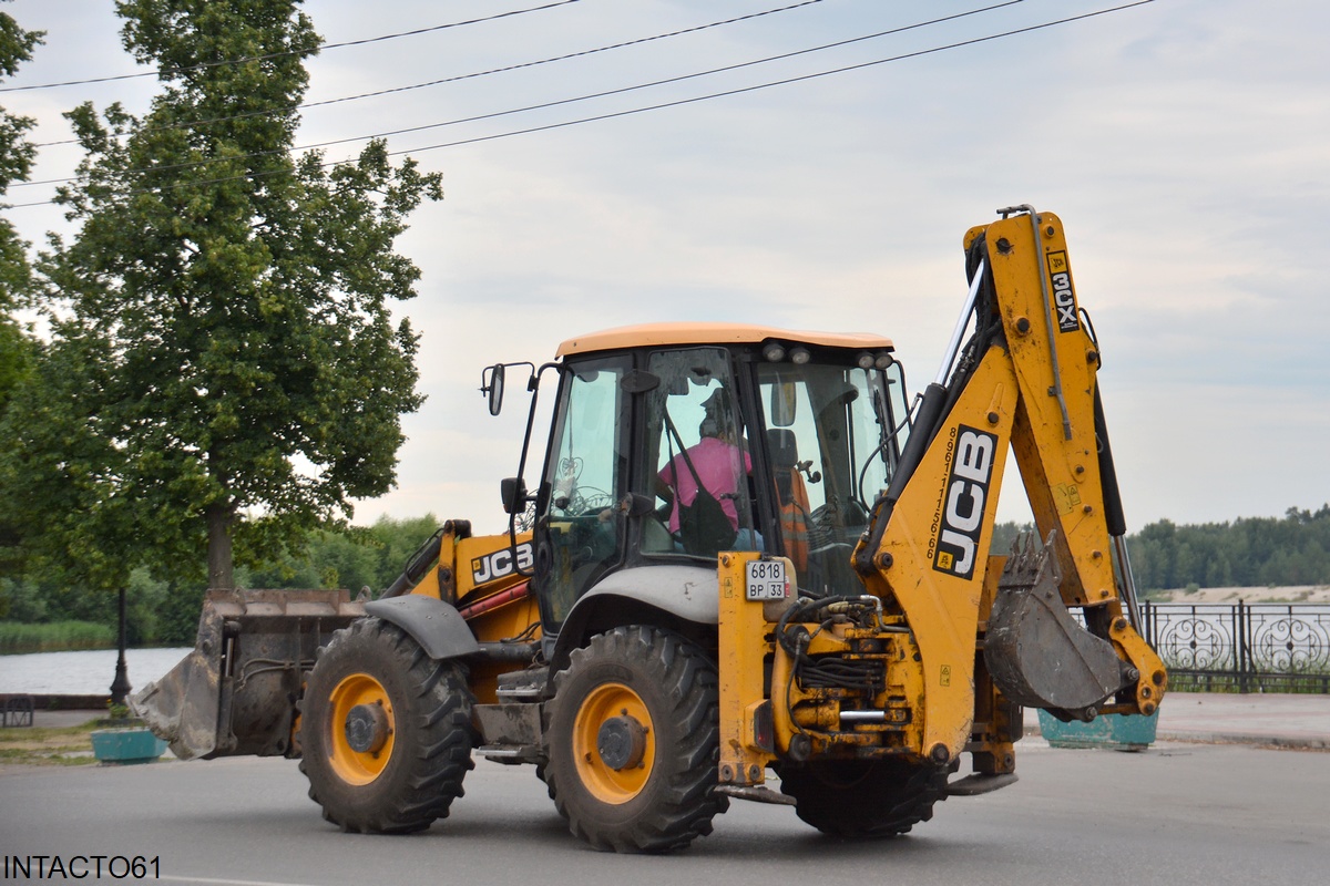 Владимирская область, № 6818 ВР 33 — JCB 3CX