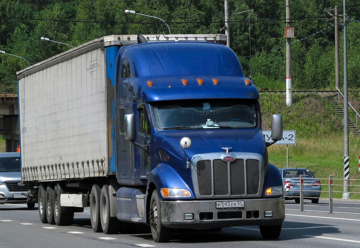 Северная Осетия, № Н 593 ЕВ 50 — Peterbilt 387