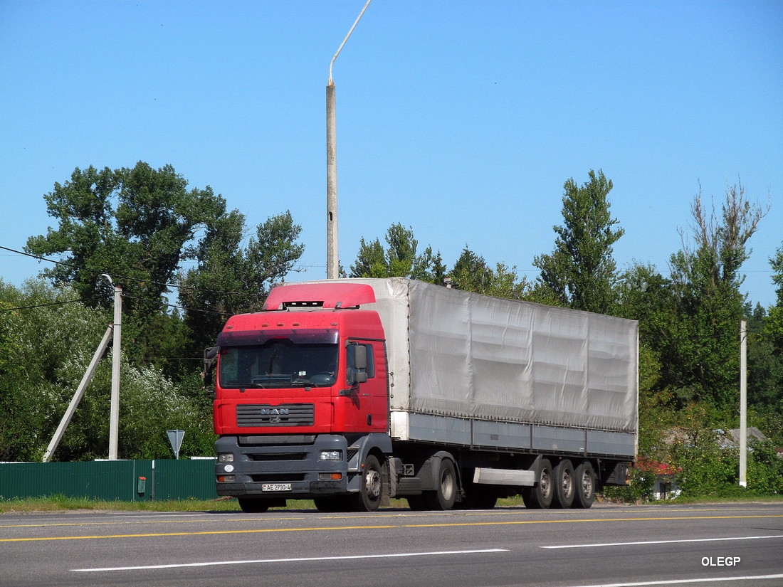 Гродненская область, № АЕ 2730-4 — MAN TGA (общая модель)