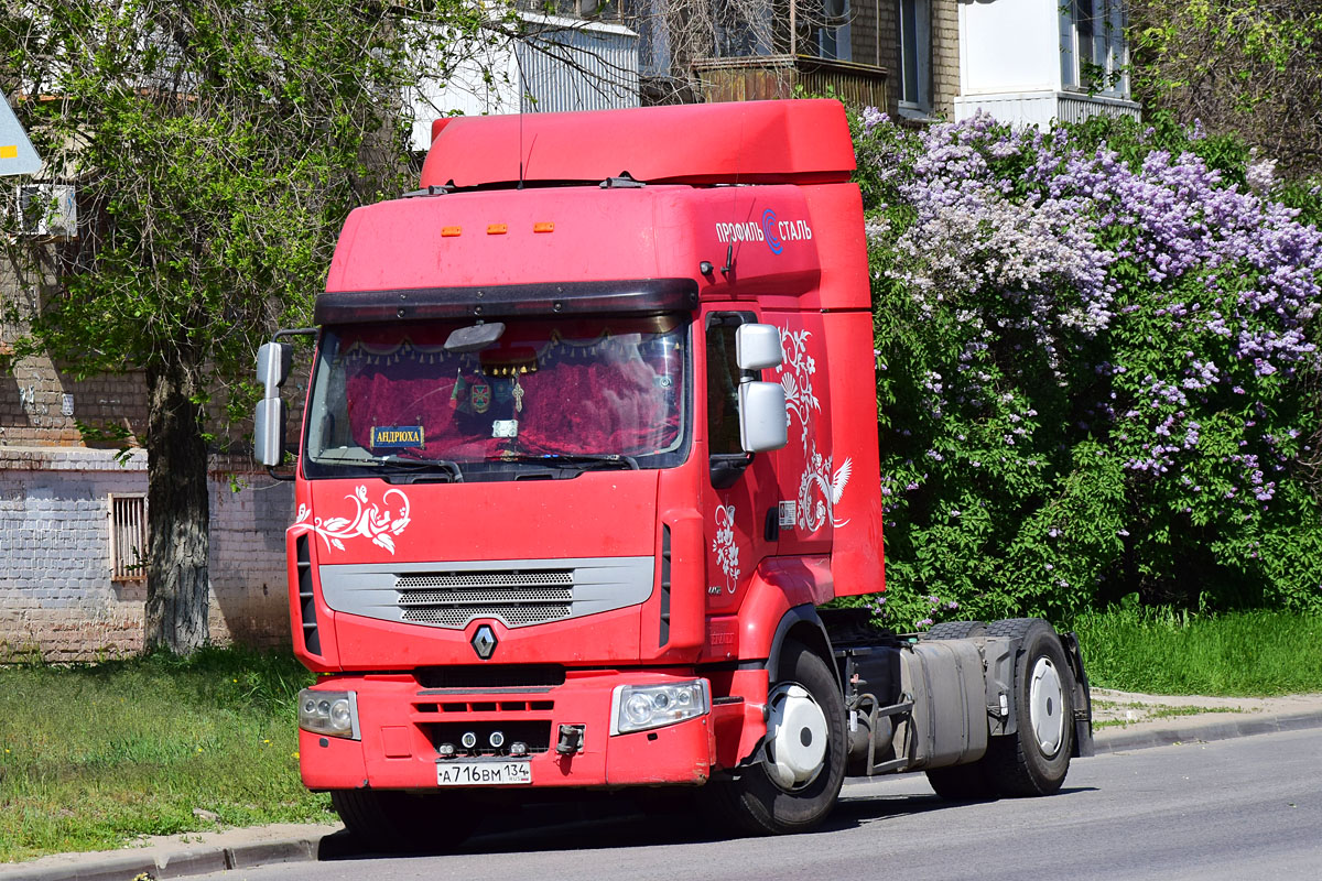 Волгоградская область, № А 716 ВМ 134 — Renault Premium ('2006) [X9P]