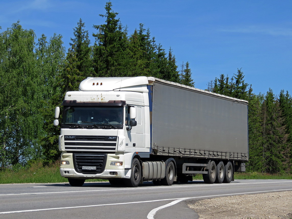 Нижегородская область, № В 372 НС 152 — DAF XF105 FT