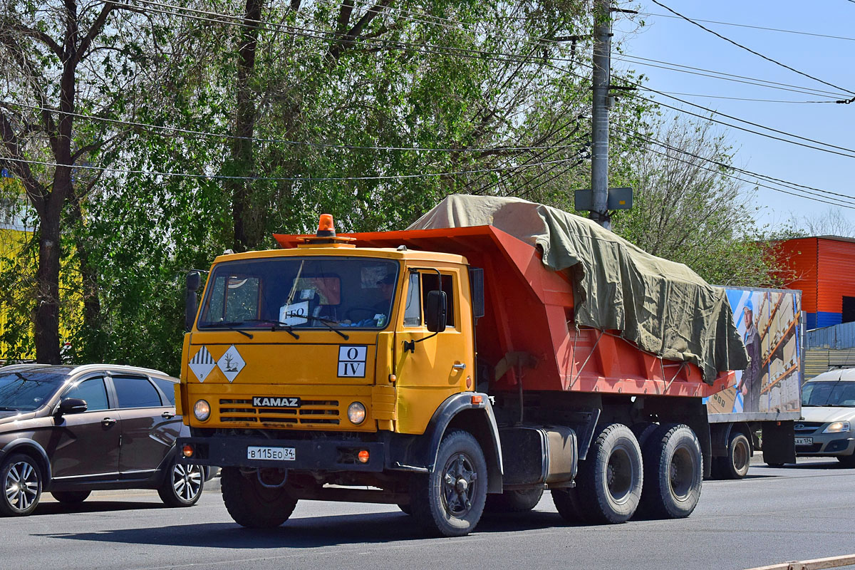 Волгоградская область, № В 115 ЕО 34 — КамАЗ-55111 [551110]