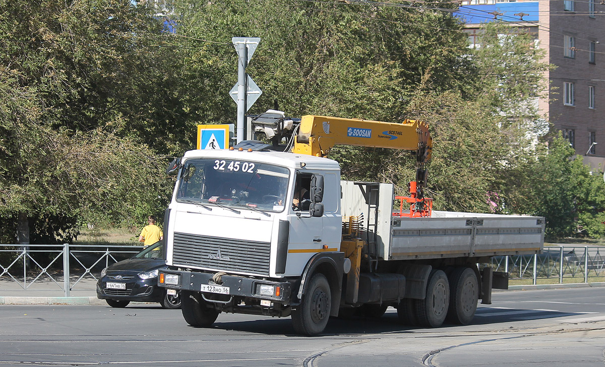 Оренбургская область, № Т 123 НО 56 — МАЗ-6303A5