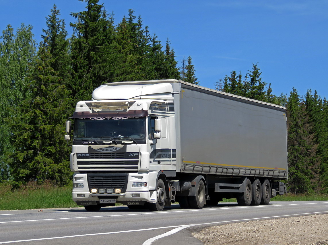 Костромская область, № О 494 РР 44 — DAF XF95 FT