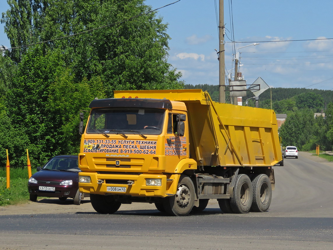 Кировская область, № У 008 ОМ 43 — КамАЗ-65115-D3