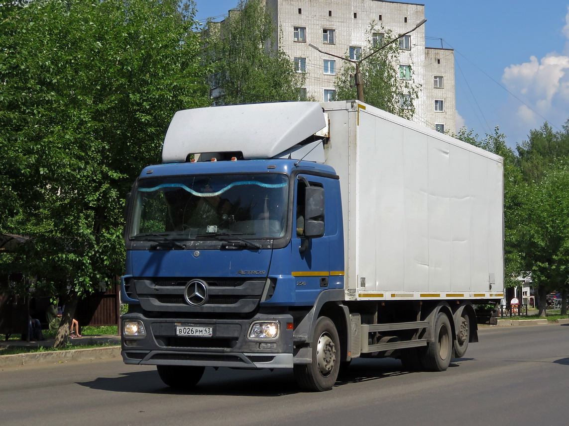 Кировская область, № В 026 РМ 43 — Mercedes-Benz Actros ('2009) 2541