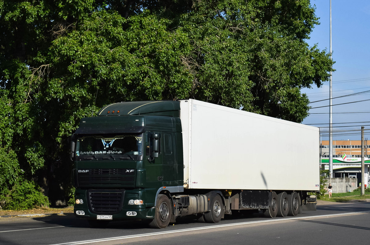 Тверская область, № Т 075 ХК 69 — DAF XF95 FT