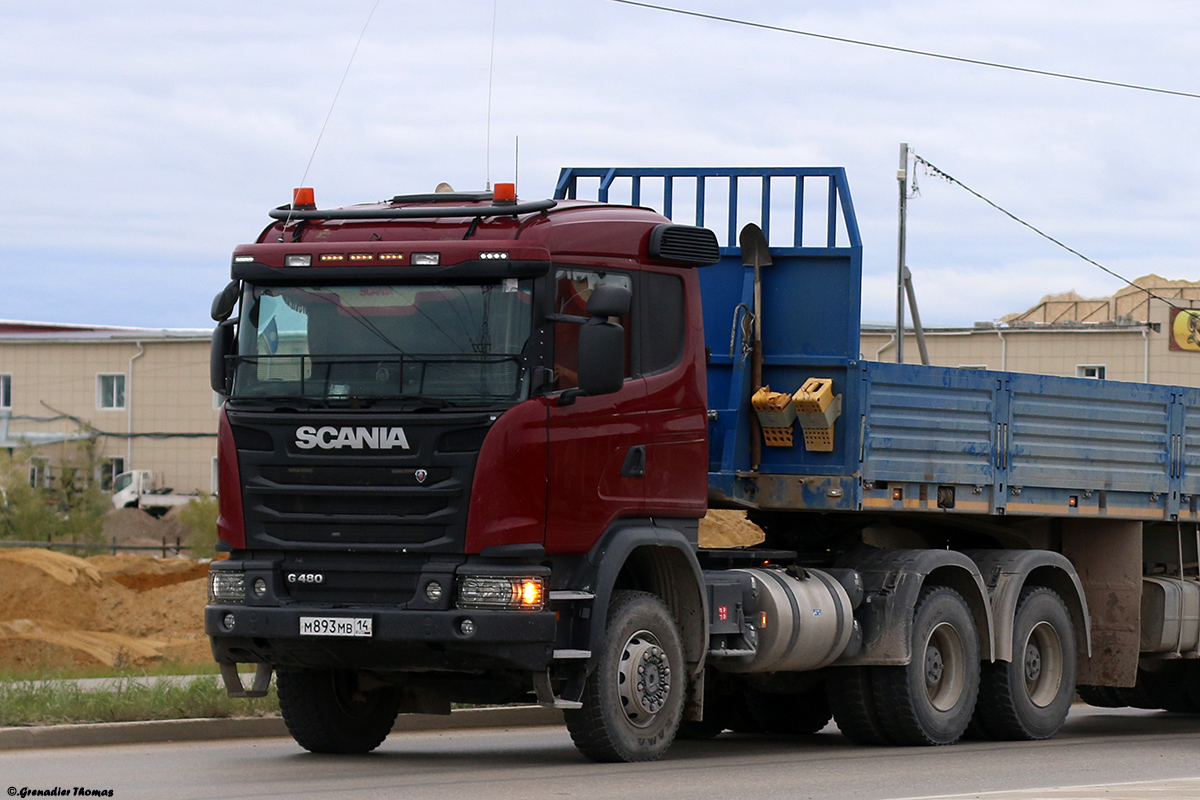 Саха (Якутия), № М 893 МВ 14 — Scania ('2013) G480