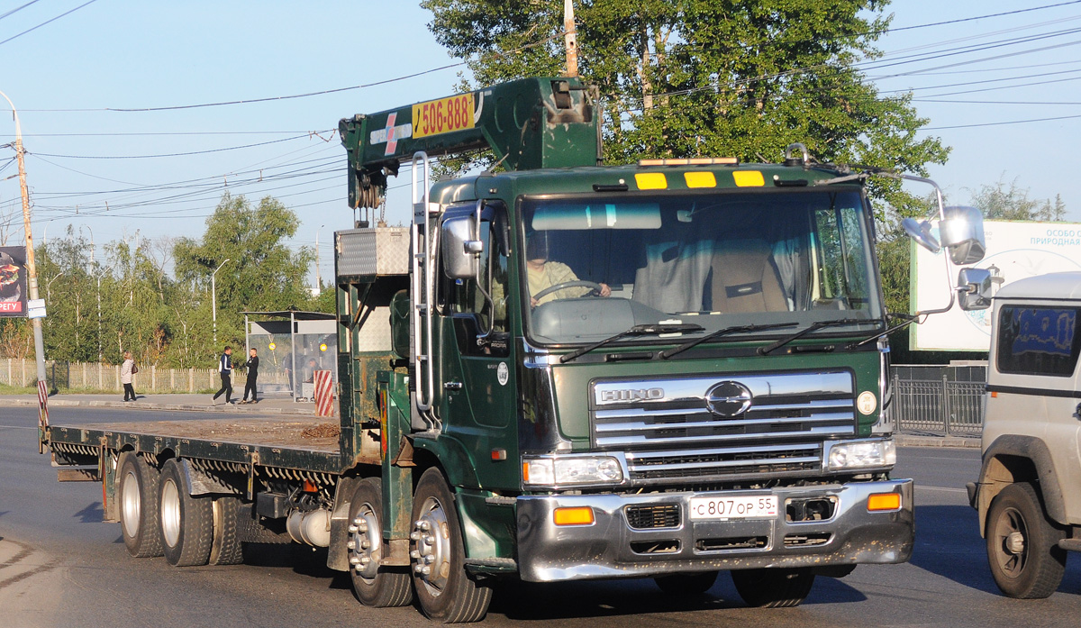 Омская область, № С 807 ОР 55 — Hino Profia