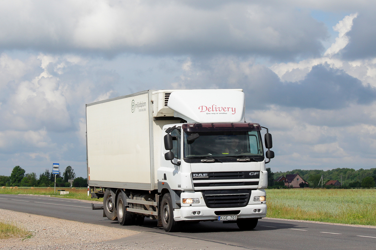 Литва, № KGE 701 — DAF CF85 FAR