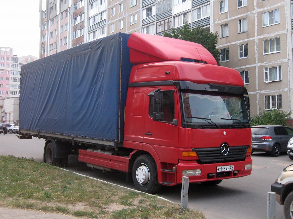 Вологодская область, № К 115 АН 35 — Mercedes-Benz Atego 1223