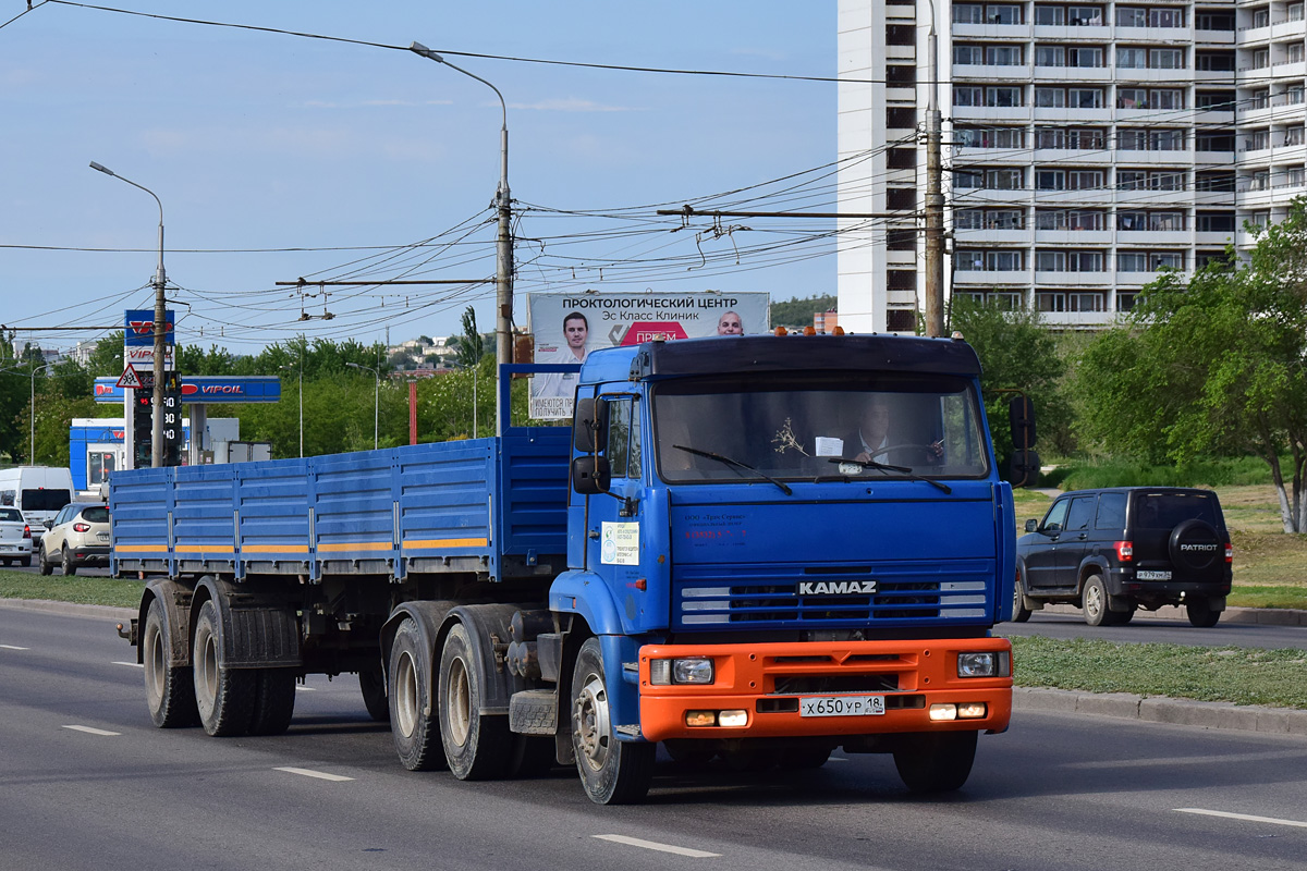 Волгоградская область, № Х 650 УР 18 — КамАЗ-65116 [651160]