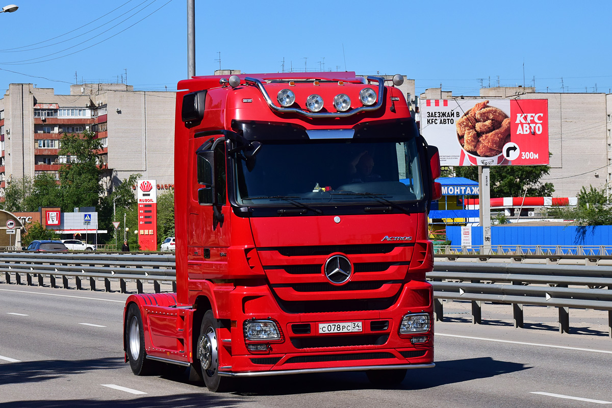 Волгоградская область, № С 078 РС 34 — Mercedes-Benz Actros ('2009) 1844