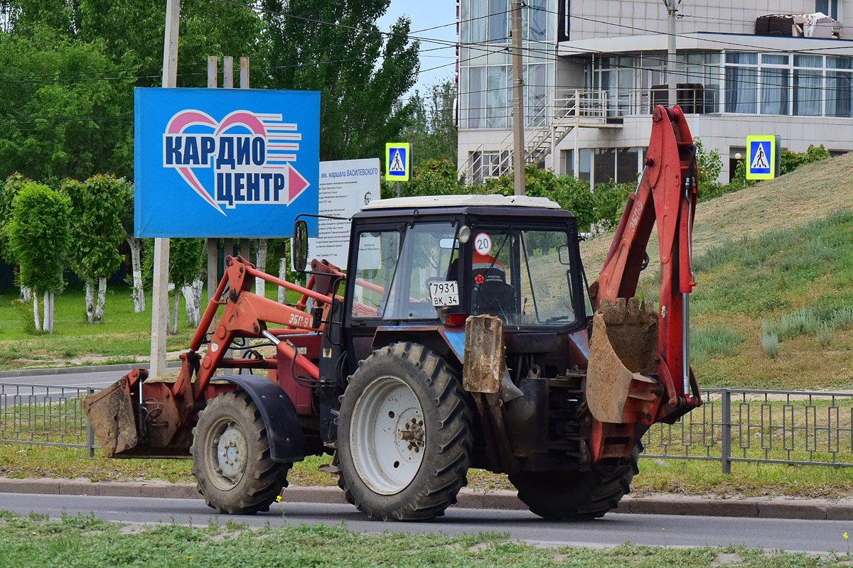 Волгоградская область, № 7931 ВК 34 — Беларус-82.1