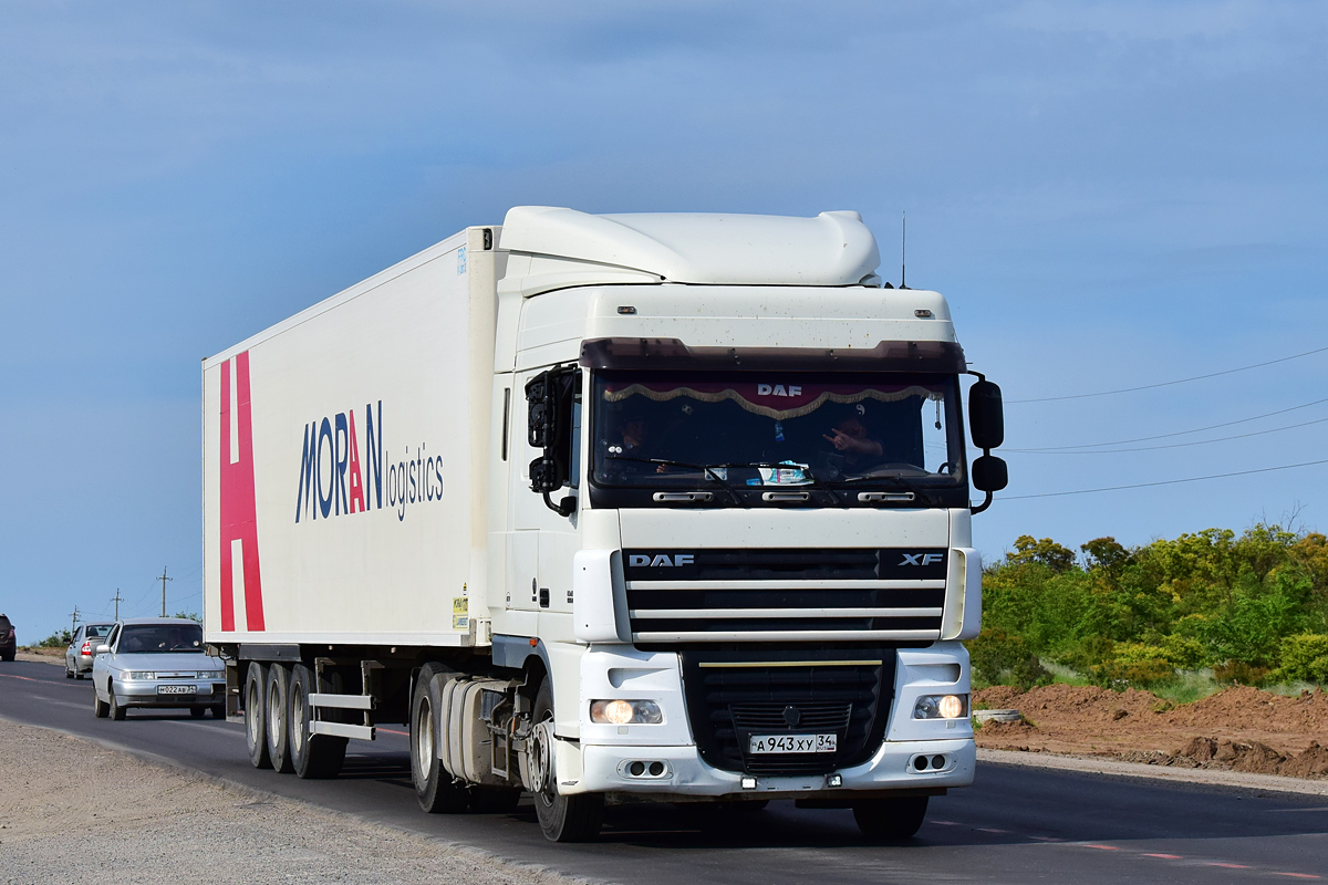 Волгоградская область, № А 943 ХУ 34 — DAF XF105 FT