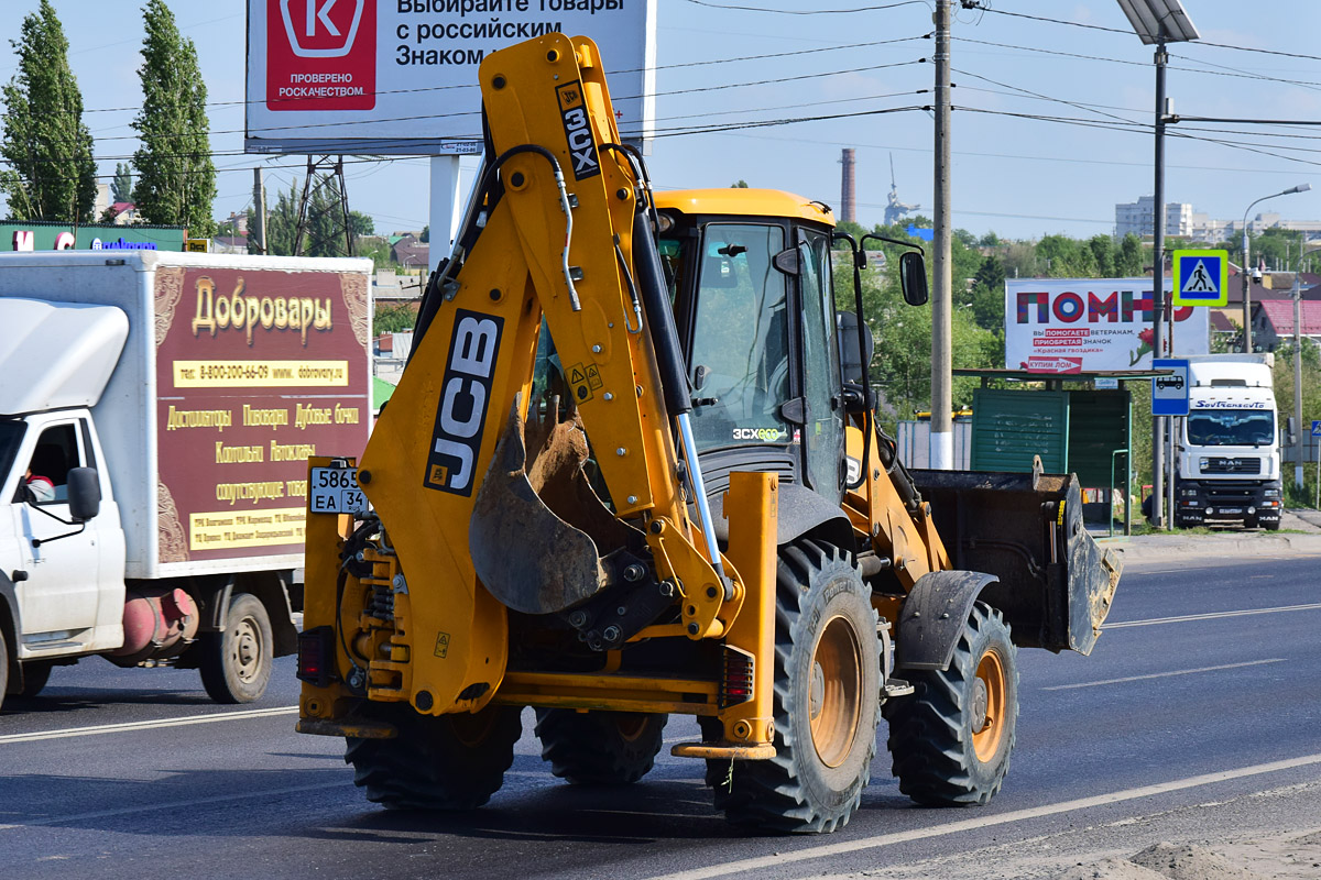 Волгоградская область, № 5865 ЕА 34 — JCB 3CX