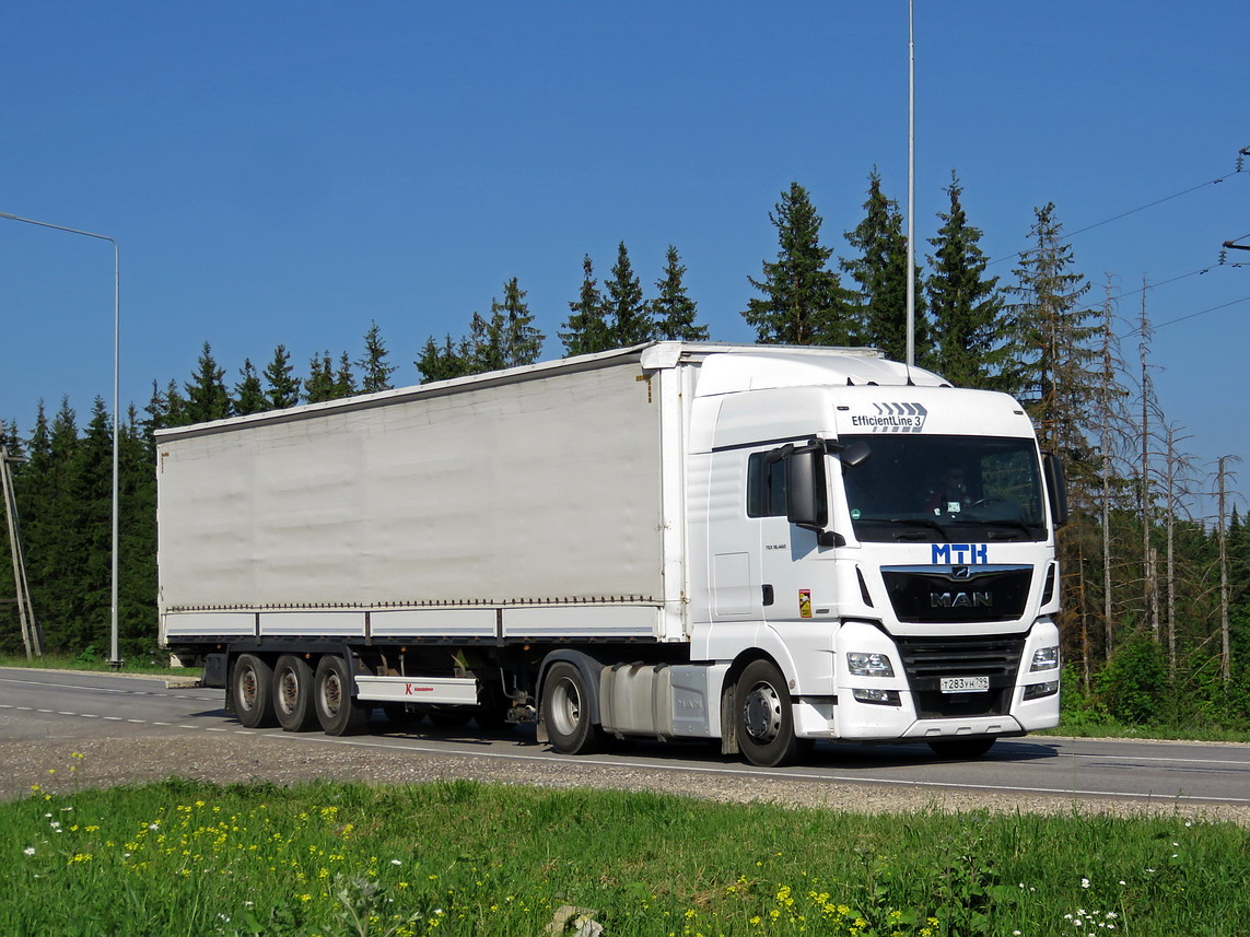 Москва, № Т 283 УН 799 — MAN TGX ('2016) 18.460