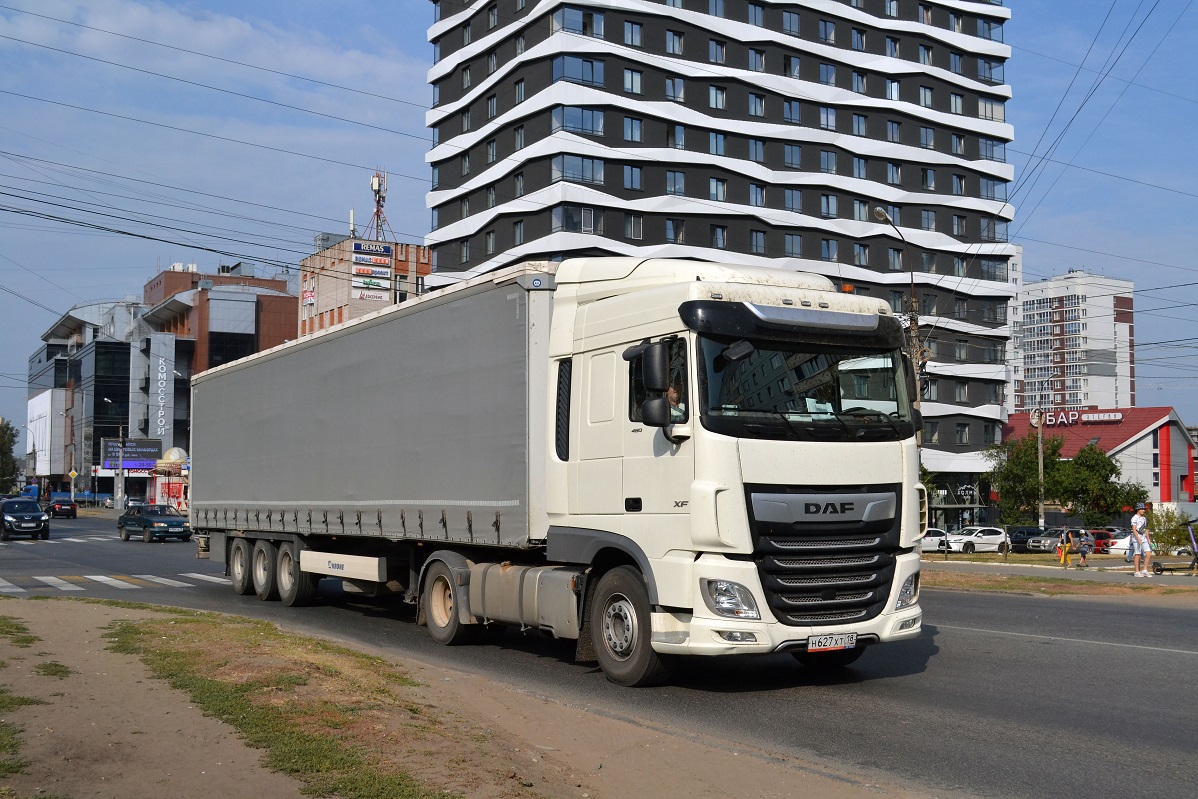 Удмуртия, № Н 627 ХТ 18 — DAF XF Euro6 FT