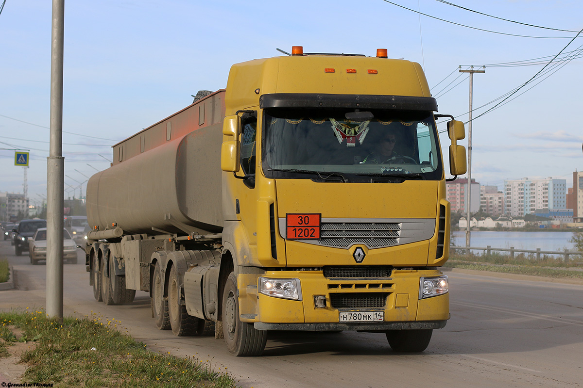 Саха (Якутия), № Н 780 МК 14 — Renault Premium Lander [X9P]