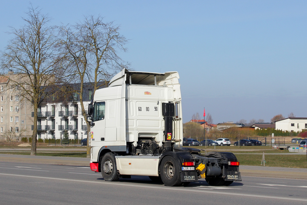 Литва, № LUR 610 — DAF XF105 FT