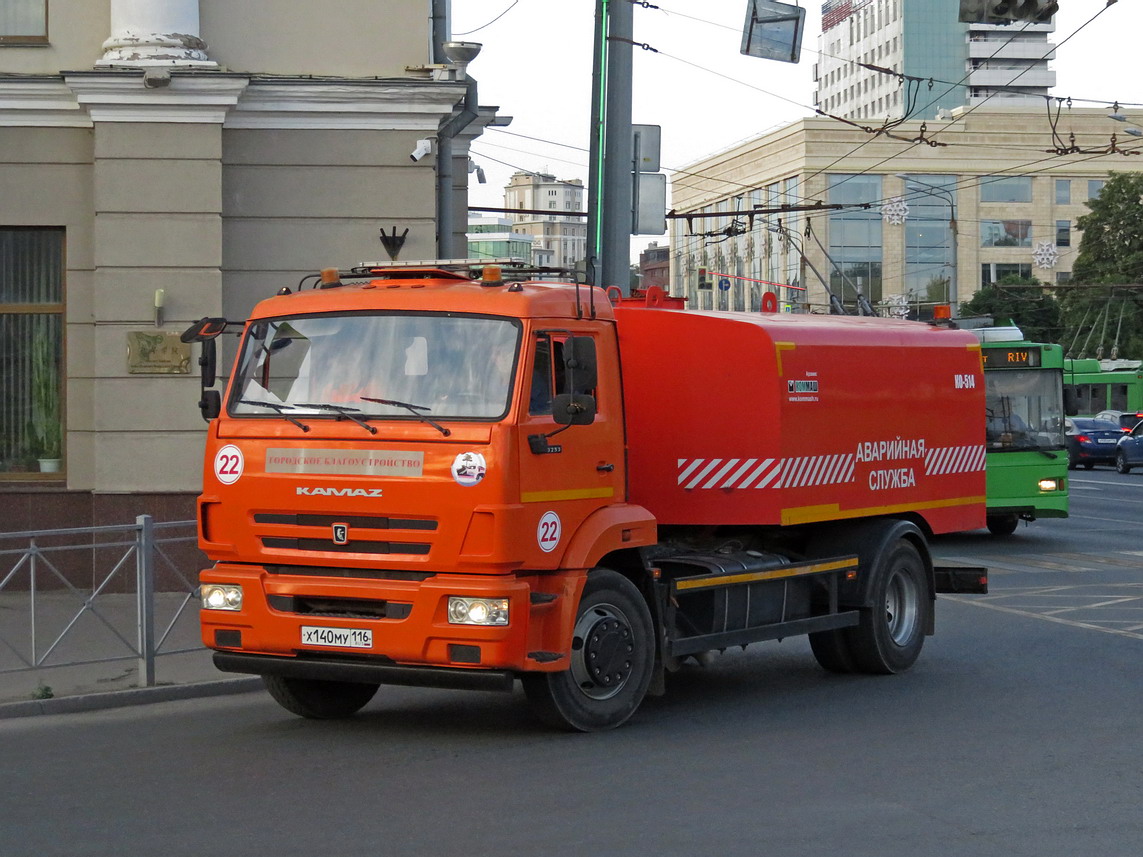 Татарстан, № Х 140 МУ 116 — КамАЗ-43253 (общая модель)