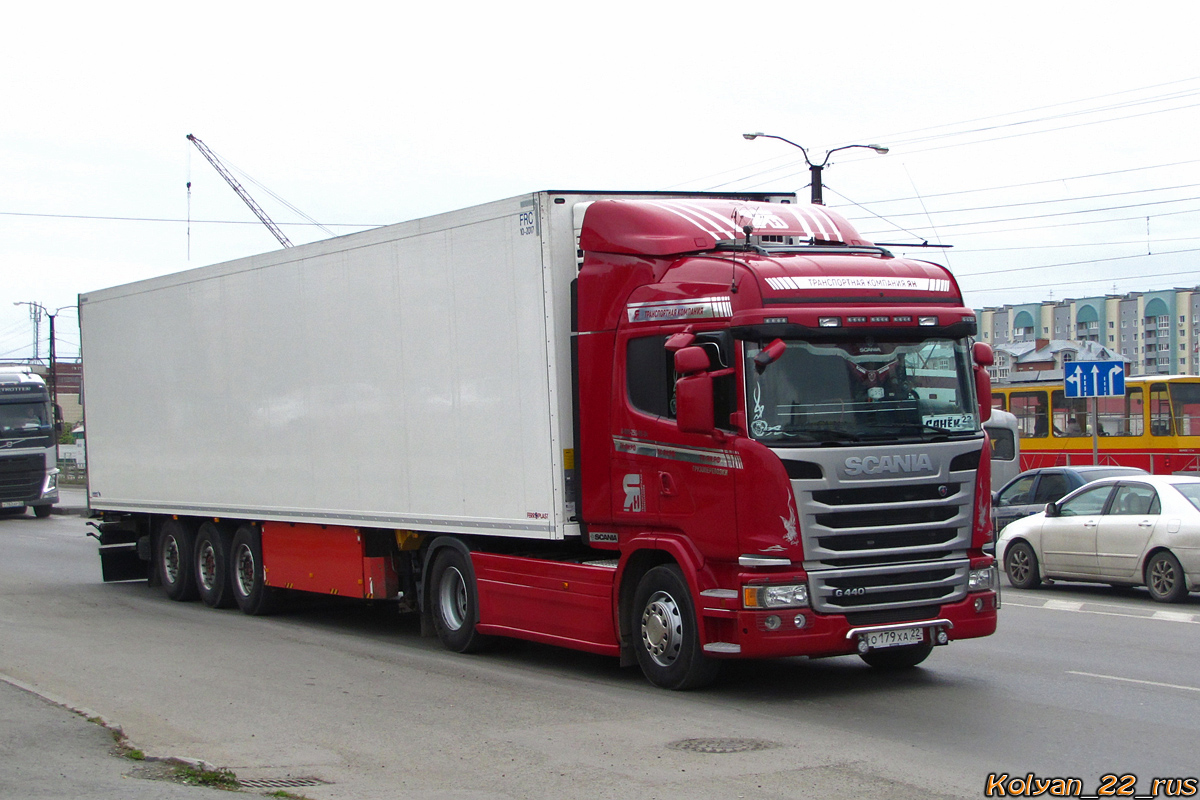 Алтайский край, № О 179 ХА 22 — Scania ('2013) G440