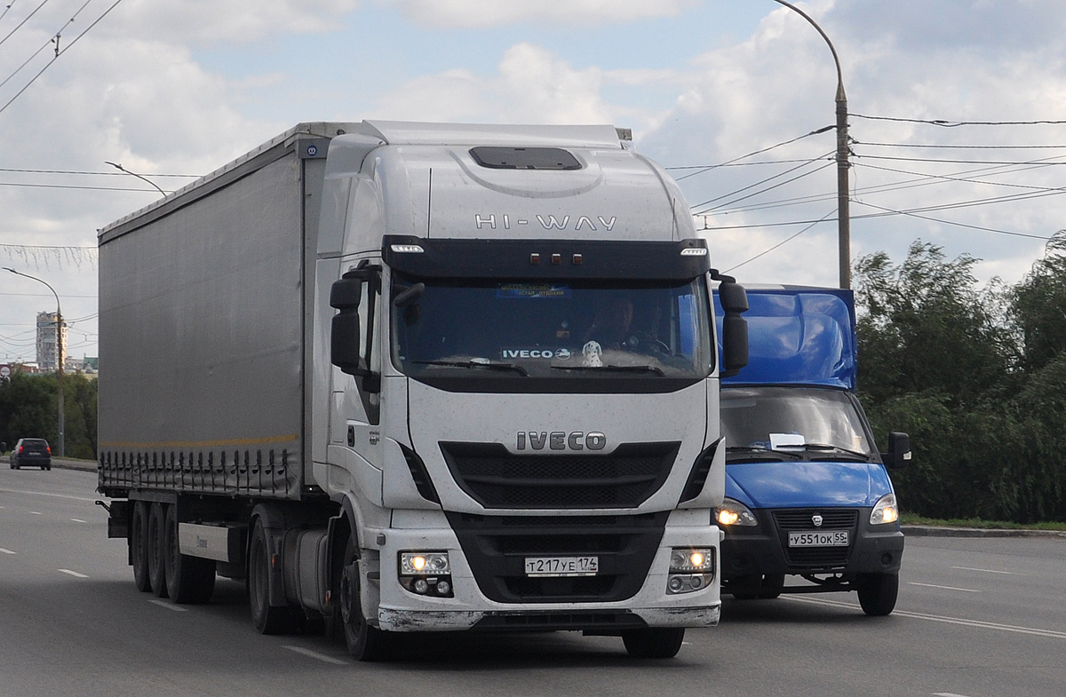 Челябинская область, № Т 217 УЕ 174 — IVECO Stralis ('2012)