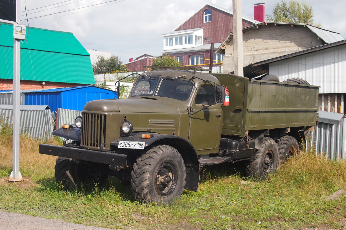 Ханты-Мансийский автоном.округ, № Е 208 СУ 186 — ЗИЛ-157 (общая модель)