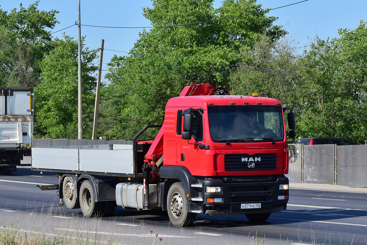 Волгоградская область, № К 571 РЕ 134 — MAN TGA 26.350