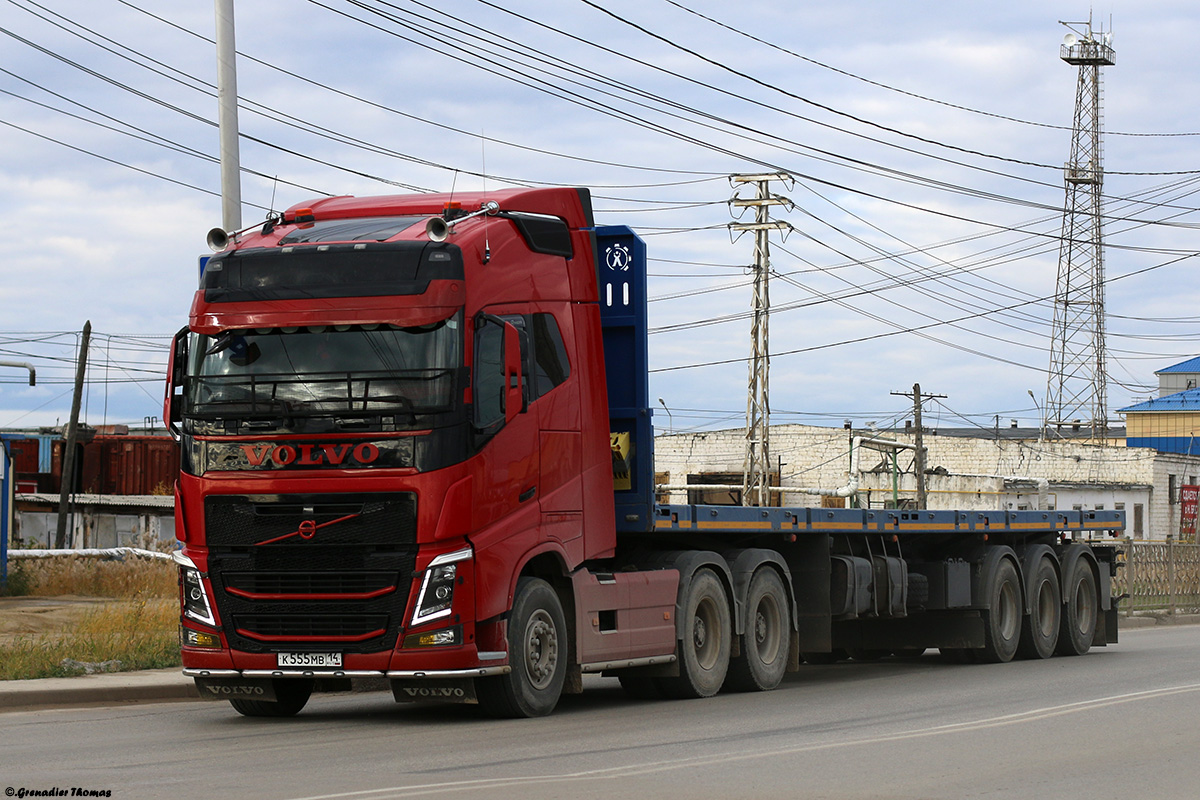 Саха (Якутия), № К 555 МВ 14 — Volvo ('2012) FH.540 [X9P]