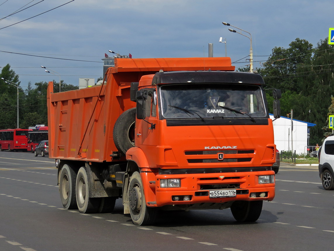 Татарстан, № В 554 ВО 116 — КамАЗ-6520 [652000]