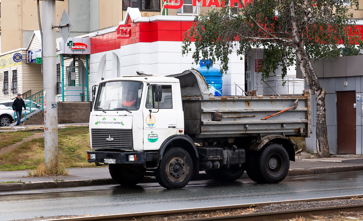 Башкортостан, № В 307 АВ 102 — МАЗ-555102