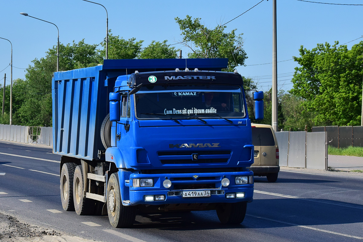 Волгоградская область, № А 419 АА 34 — КамАЗ-6520-06 [65200F]