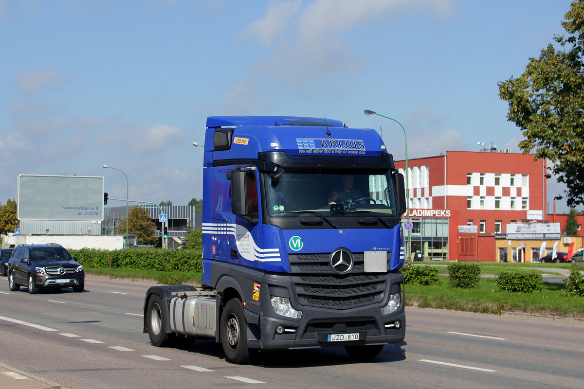 Литва, № JZD 810 — Mercedes-Benz Actros ('2011)