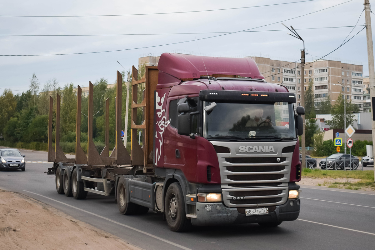 Тверская область, № О 833 ЕА 123 — Scania ('2009) G400