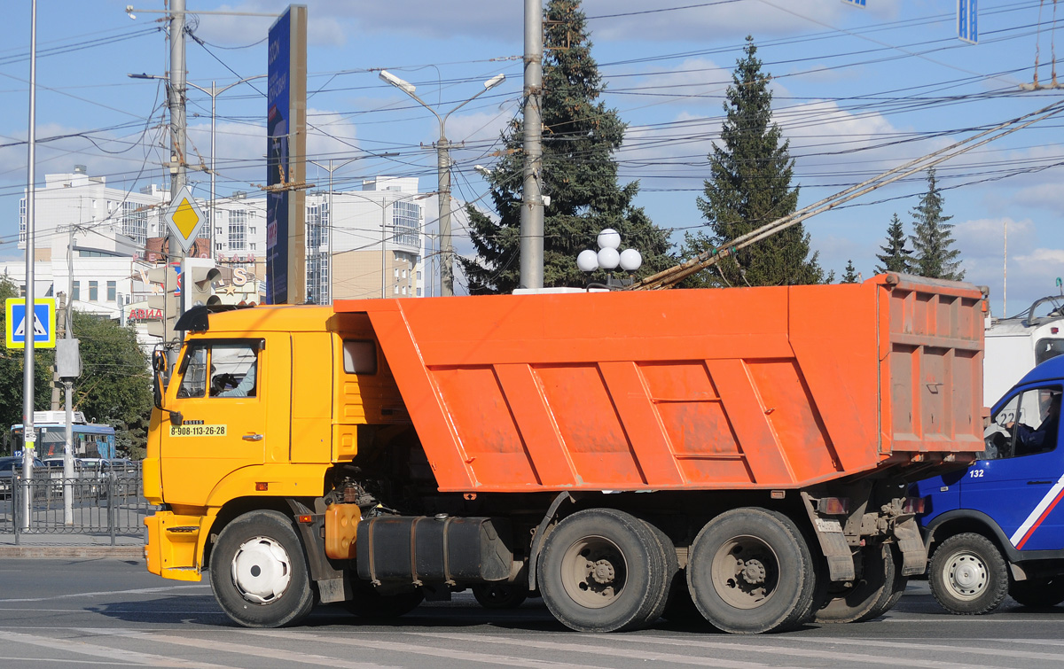 Омская область, № Р 405 ВУ 124 — КамАЗ-65116-N3