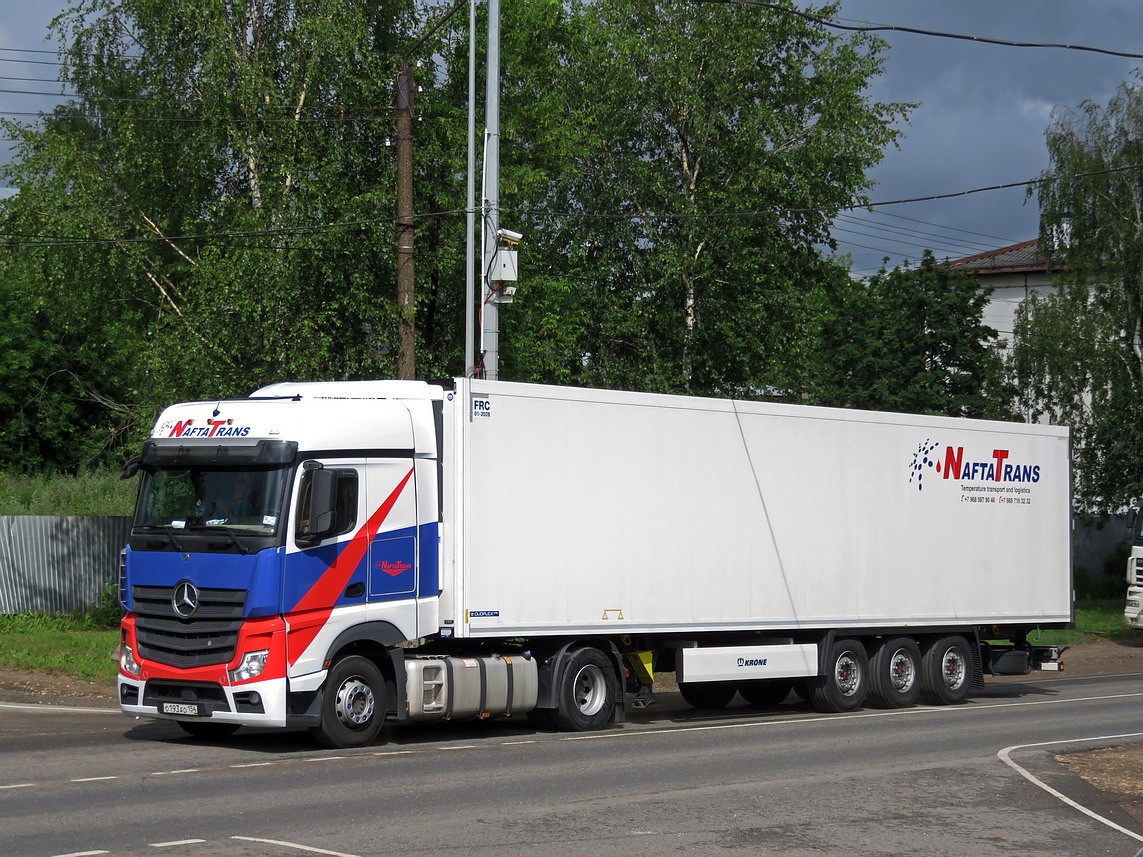 Новосибирская область, № О 193 АО 154 — Mercedes-Benz Actros '18 1845 [Z9M]