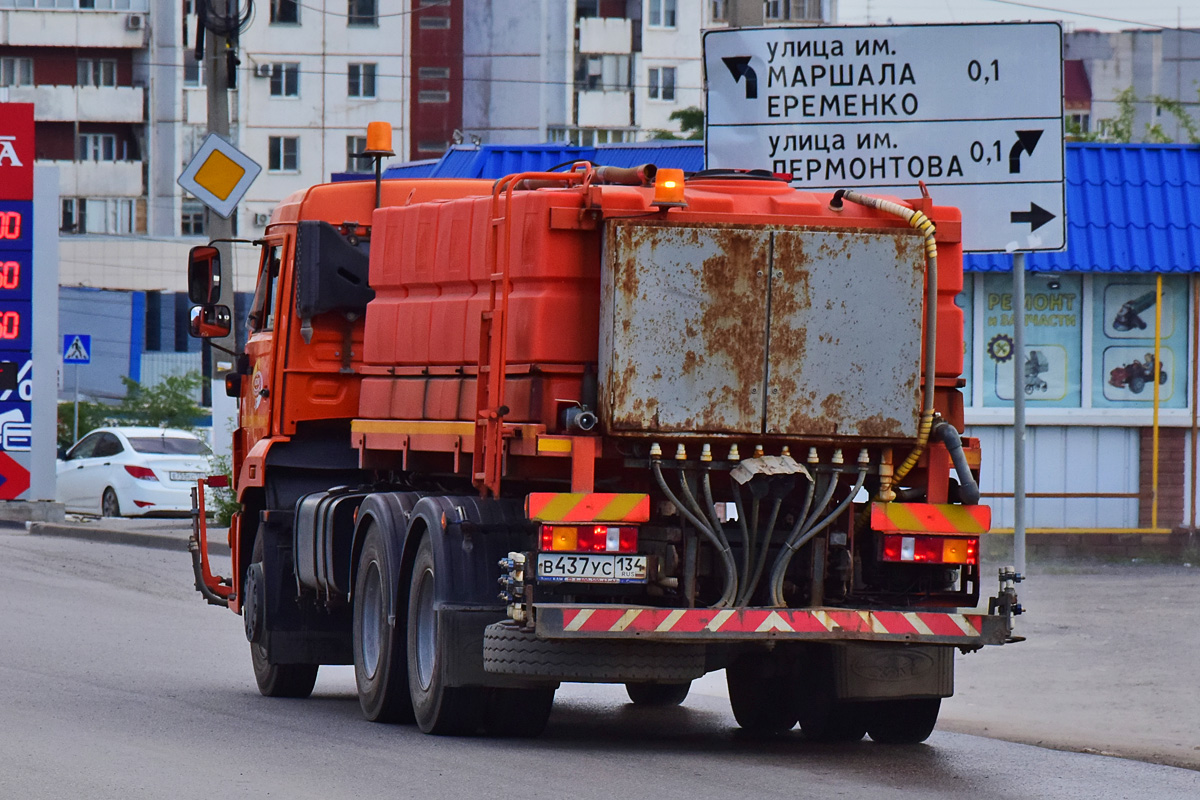 Волгоградская область, № В 437 УС 134 — КамАЗ-65115-42